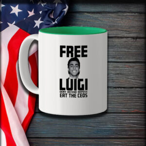 Free Luigi Deny Defend Depose Eat The Ceos Mug1