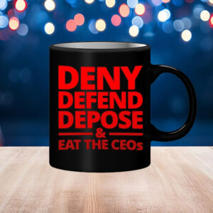 Free Luigi Deny Defend Depose Eat the CEOs Mugs