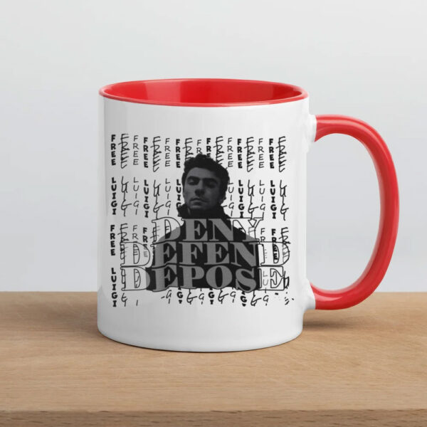 Free Luigi - Deny Defend Depose Graphic Mug