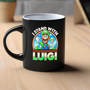 Free Luigi I stand with Luigi Mug