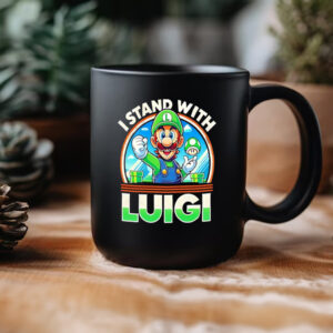 Free Luigi I stand with Luigi Mug2