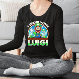 Free Luigi I stand with Luigi T-Shirts