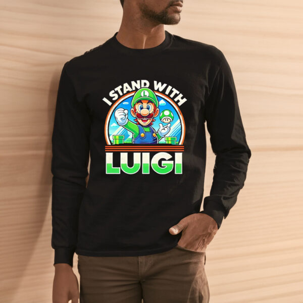 Free Luigi I stand with Luigi shirts2