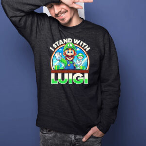 Free Luigi I stand with Luigi shirts3