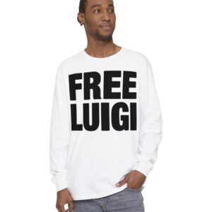 Free Luigi Long Sleeve T-Shirt