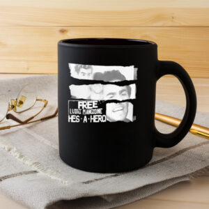 Free Luigi Mangione Hes-a-Hero Mug