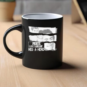 Free Luigi Mangione Hes-a-Hero Mug1