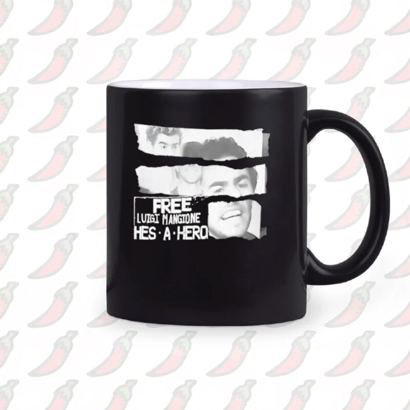 Free Luigi Mangione Hes-a-Hero Mug2