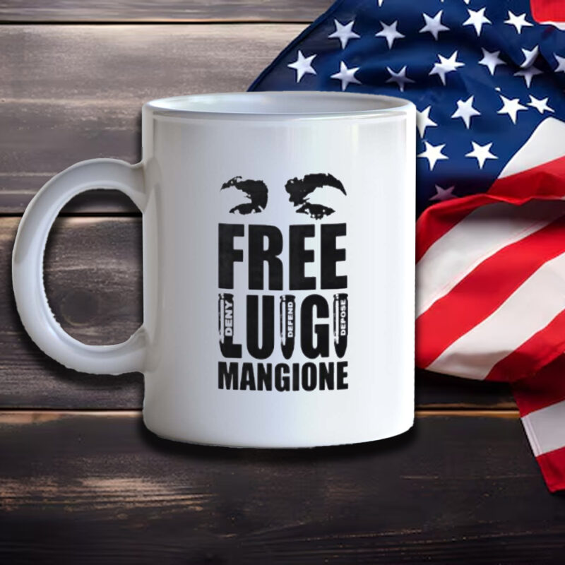 Free Luigi Mangione Mug, Free Luigi Mug3