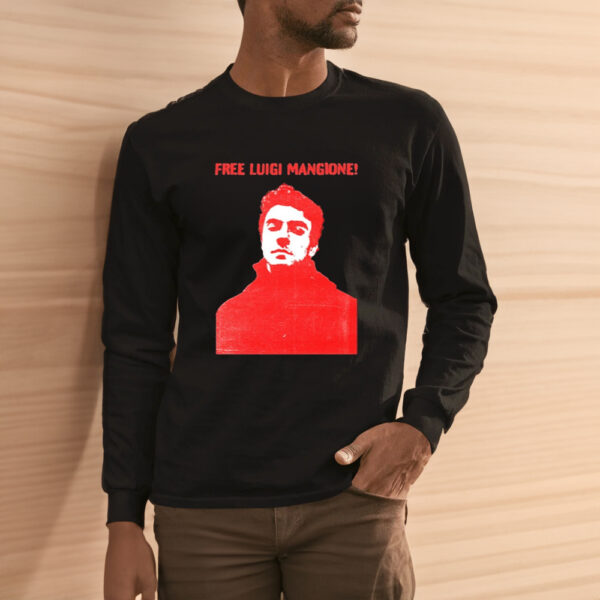 Free Luigi Mangione Red Shirt2