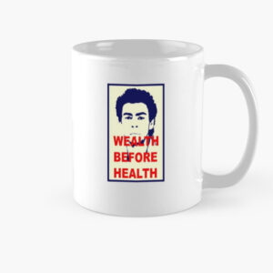 Free Luigi Mangione Wealth Before Health Mug