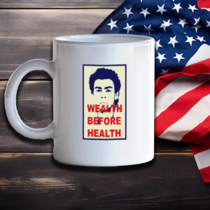 Free Luigi Mangione Wealth Before Health Mug3