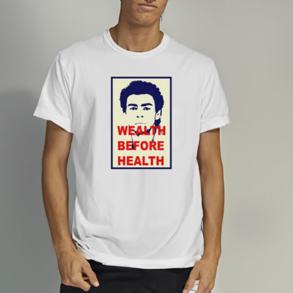 Free Luigi Mangione Wealth Before Health shirt