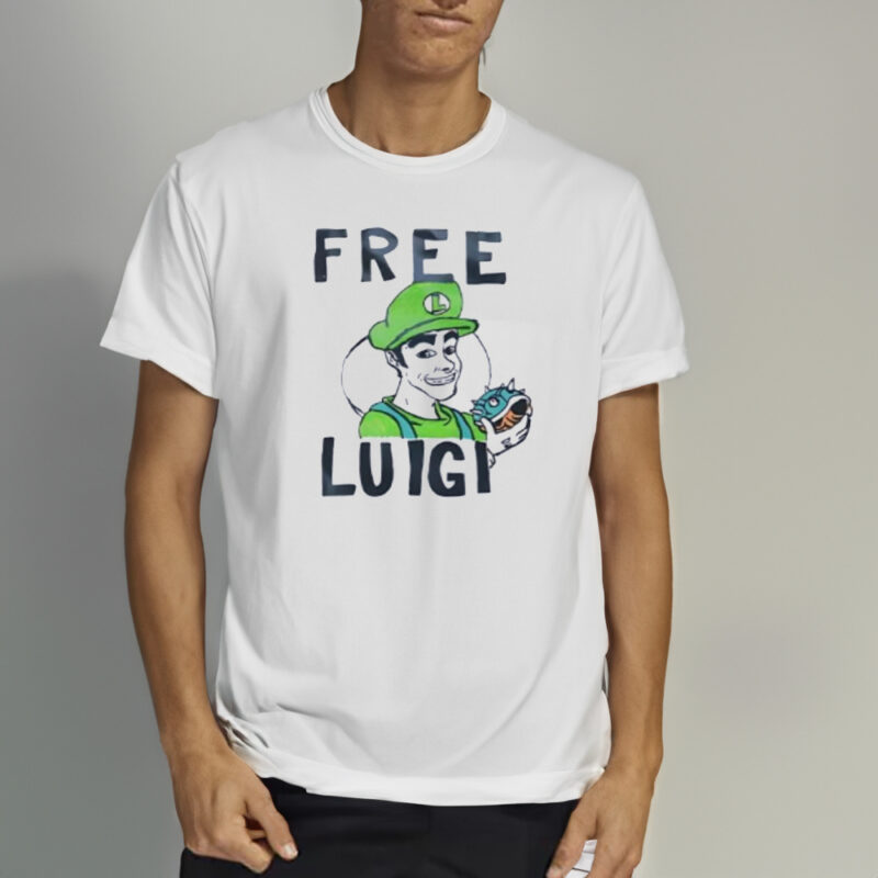 Free Luigi Mangione cartoon T-Shirt