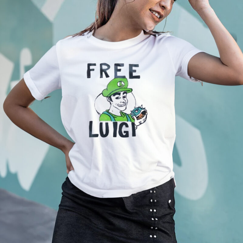 Free Luigi Mangione cartoon T-Shirt3