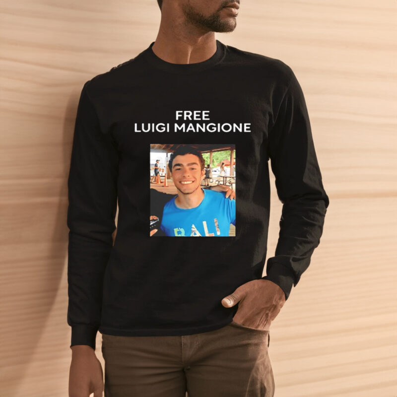 Free Luigi Mangione face shirts2