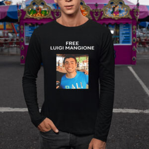 Free Luigi Mangione face shirts3