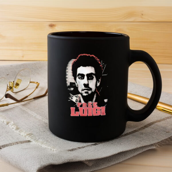 Free Luigi Mangione mugshot vintage Mug