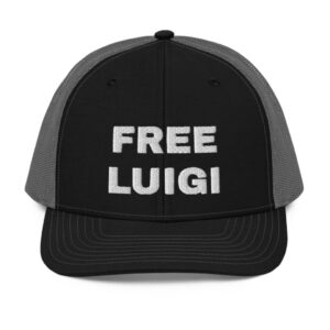 Free Luigi Snapback Trucker Cap