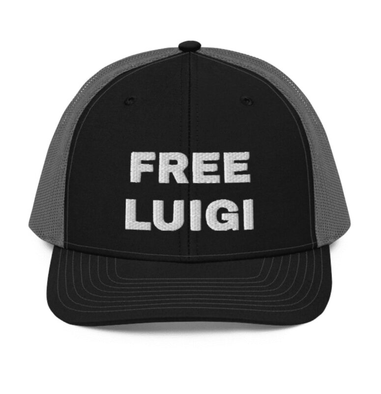 Free Luigi Snapback Trucker Cap