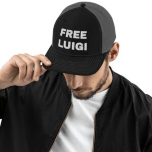 Free Luigi Snapback Trucker Cap