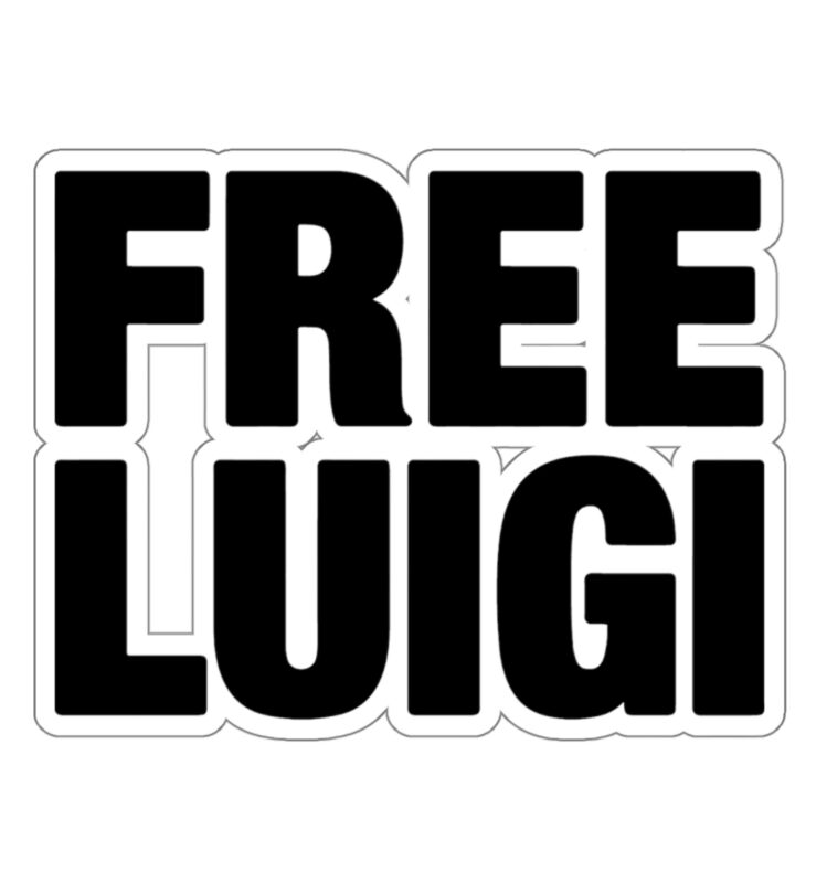 Free Luigi Sticker US