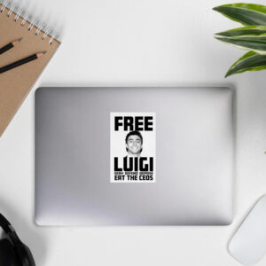 Free Luigi deny defend depose eat the ceos Sticker3