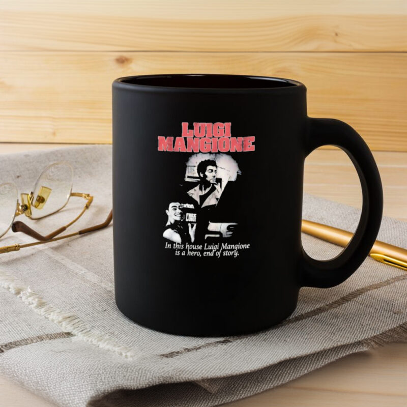 Free Luigi in this house Luigi Mangione is a hero end of story retro Mug