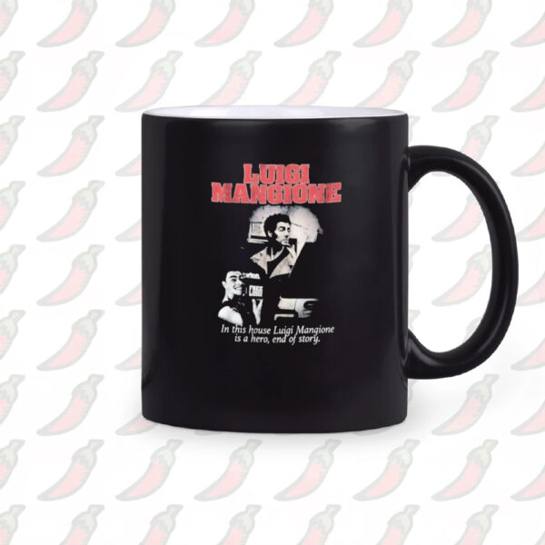 Free Luigi in this house Luigi Mangione is a hero end of story retro Mug2