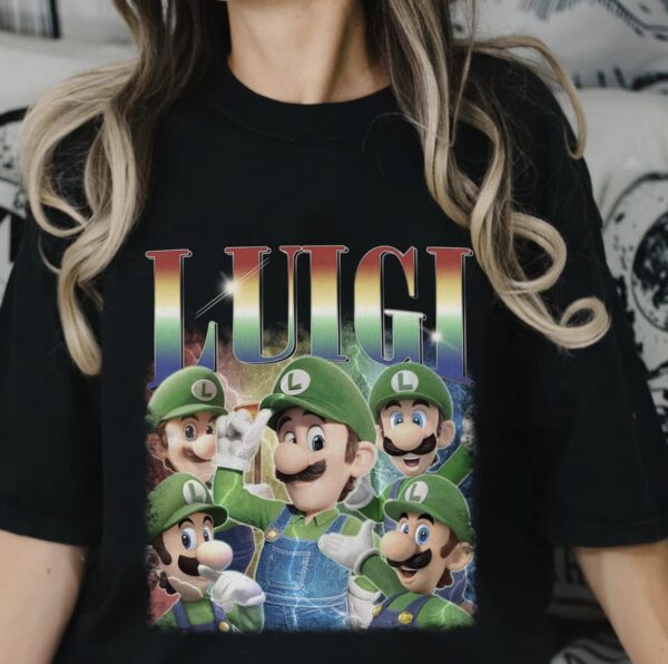 Free Super Mario Luigi T-Shirt