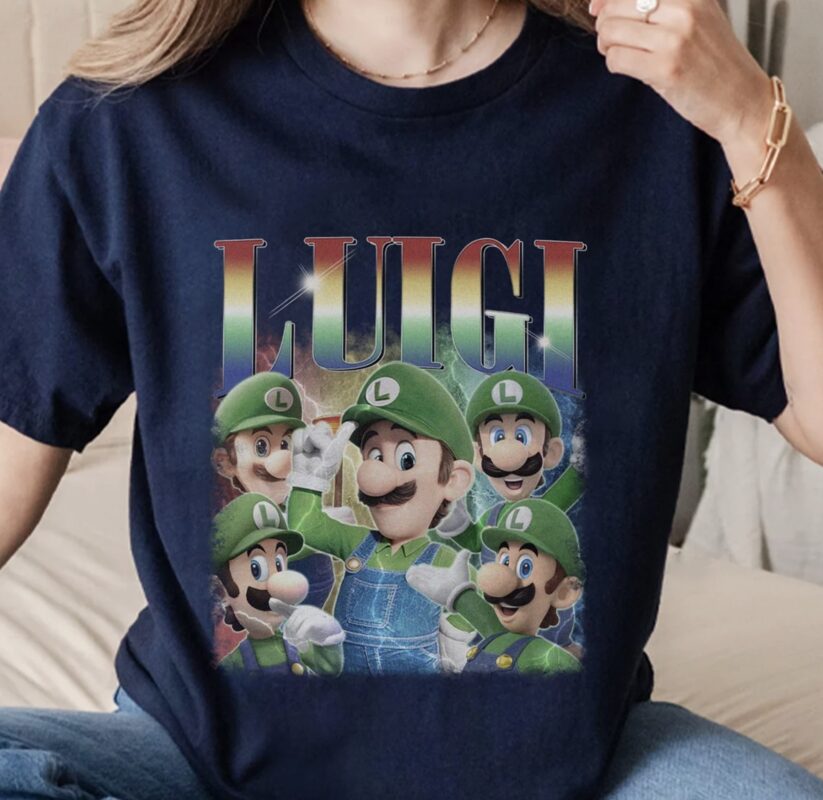 Free Super Mario Luigi T-Shirt