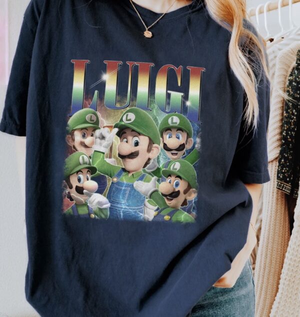 Free Super Mario Luigi T-Shirt