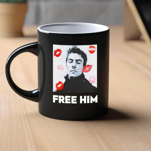 Funny Luigi Mangione Free Him Mug