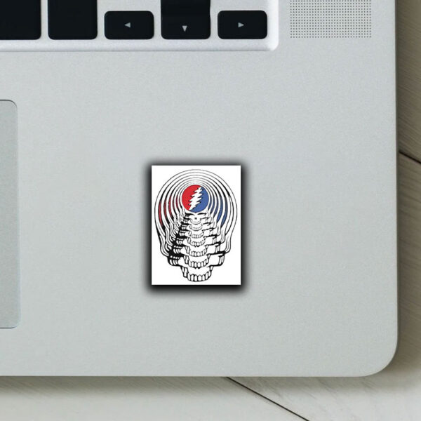 Grateful Dead Sound Waves Sticker ,Car Magnet