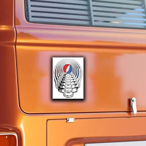 Grateful Dead Sound Waves Sticker ,Car Magnet