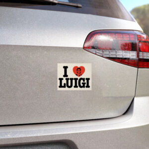 I LOVE LUIGI Sticker