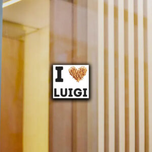 I Love Luigi Sticker ,Car Magnet