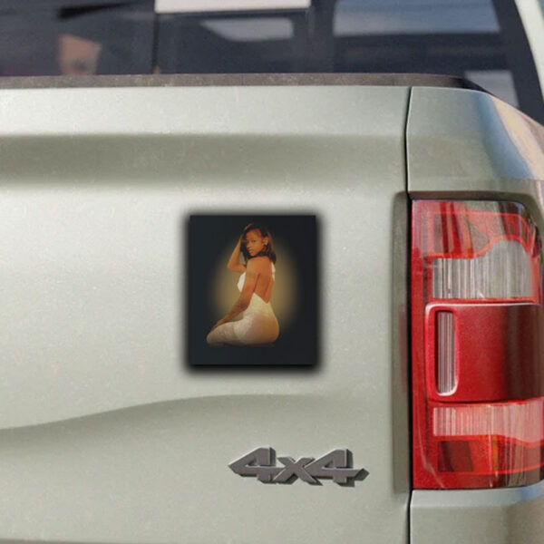 Jastin Martin Look Back Glow Sticker ,Car Magnet