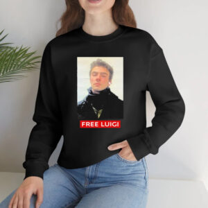 Luigi Mangione Free Luigi Mugshot Photo Face T-Shirts1