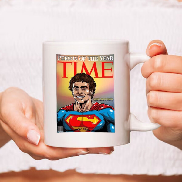 Luigi Mangione Person Of The Year Time Deny Defend Depose Superman Mug