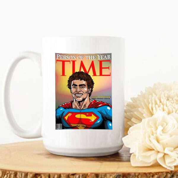 Luigi Mangione Person Of The Year Time Deny Defend Depose Superman Mug