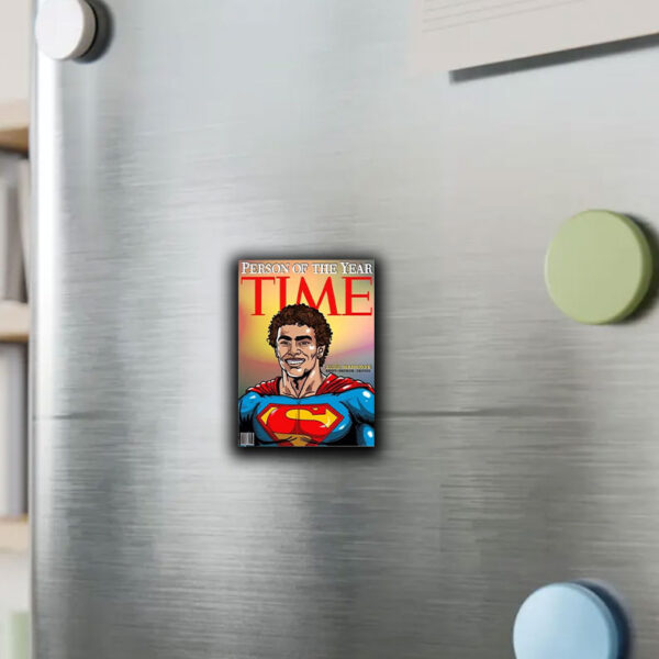 Luigi Mangione Person Of The Year Time Deny Defend Depose Superman Sticker ,Car Magnet