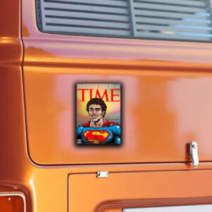 Luigi Mangione Person Of The Year Time Deny Defend Depose Superman Sticker ,Car Magnet