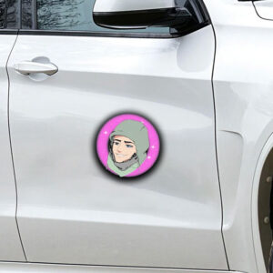 Luigi Mangione Shooter Anime CEO Deny Defend Depose Sticker ,Car Magnet