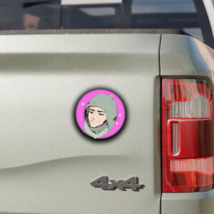 Luigi Mangione Shooter Anime CEO Deny Defend Depose Sticker ,Car Magnet