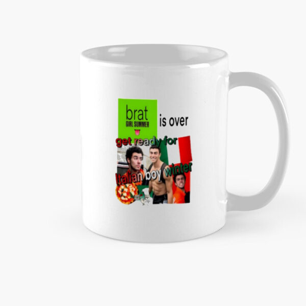 Luigi Mangione brat girl summer is over Italian Boy Winter Mug