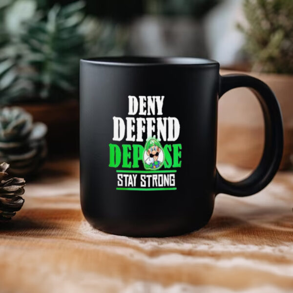 Mario Free Luigi Deny Defend Depose Stay Strong Mugs3