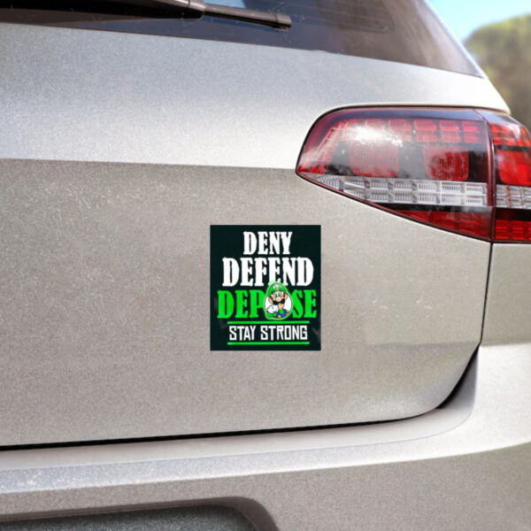 Mario free Luigi deny defend depose stay strong Sticker