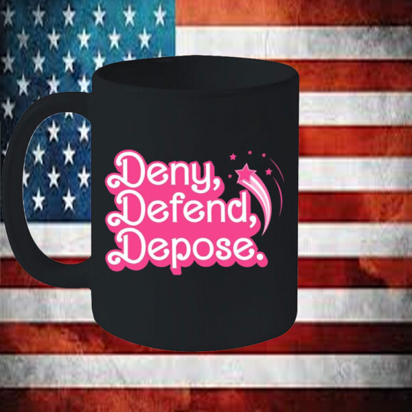 Offcial Deny Defend Depose Pink Mug