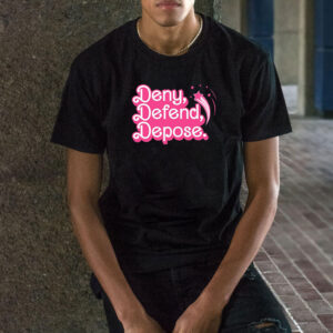 Offcial Deny Defend Depose Pink T-Shirt